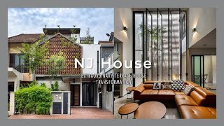 Malaysias Extraordinary Terrace House Transformation｜NJ House｜Architecture｜House Tour [upl. by Aiynot430]