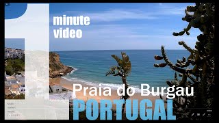 1minutevideo Praia do Burgau  Portugal [upl. by Arlena]