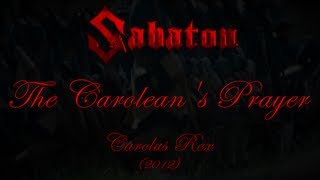 Sabaton  The Caroleans Prayer Lyrics English amp Deutsch [upl. by Novikoff805]