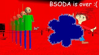 Baldi is Super Fast but I have NO Infinite BSODA  Baldis Basics Classic BSODA Challenge [upl. by Acsisnarf]