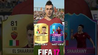 🇮🇹🤌 STEPHAN EL SHAARAWY worst vs best card in EVERY FIFA 1224⚽ fifa eafc24 fc24 elshaarawy [upl. by Ragg]