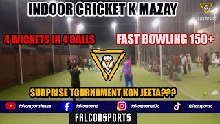 Indoor Cricket I Surprise Tournament I Fast Bowling I Deadly Bouncers I Cricket kay Mazay [upl. by Norahc]