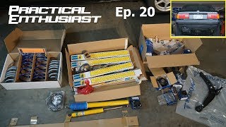 Project E30  Ep 20  Complete Suspension Overhaul [upl. by Nodnas505]