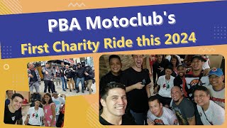 PBA Motoclubs First Charity Ride for 2024  Marc Pingris [upl. by Clarhe486]