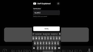 DeFi Explained codeBlumListingdateBlumDeFiExplainedcodeblumtrendingtelegramBlumtaskviralfb [upl. by Frances]