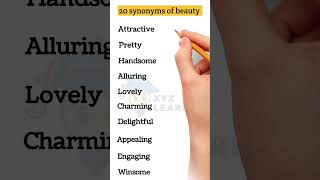 Synonyms for beauty  learn English synonyms  Improve your vocabulary shorts synonyms [upl. by Aggi]