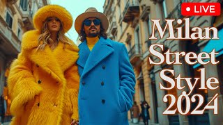 Italian Winter 2024 Street Fashion A Glimpse of the Citys Street Fashion Trends [upl. by Paloma]