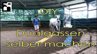 DIY Dualgassen auf einfachste Weise selber basteln EQUIKINETIC Reiter Tutorial [upl. by Nolahc]