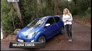 RENAULT TWINGO GT GORDINI EM ENSAIO NA quotTVI24quot [upl. by Lesko]