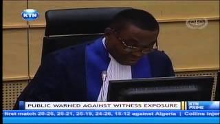 ICC warns public against witness exposure as media is locked out [upl. by Eduard]