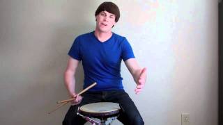 Single Paradiddle  How to Play a Single Paradiddle Drum Rudiment [upl. by Ibrad]