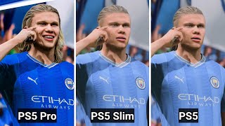 EA FC 25  PS5 Pro VS PS5 Slim VS PS5  Gameplay Comparison [upl. by Neirod997]