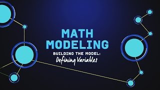 What is Math Modeling Video Series Part 4 Defining Variables [upl. by Eidorb795]