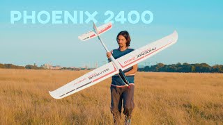 Phoenix 2400 RC Glider  Volantex 7593 review and flight [upl. by Ayotnahs]