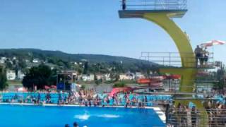 Freibad Sprung aus 10 Meter mit Auerbach [upl. by Lenette502]