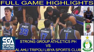 STRONG GROUP PH VS AL AHLI TRIPOLI LIBYA GAME HIGHLIGHTS  33rd DUBAI INTERNATIONAL BASKETBALL [upl. by Nnoryt958]