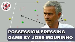 Possessionpressing game by Mourinho [upl. by Yanahs]