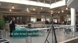 DJ VOSSI Paket Mega  Aufbau Traversensystem 4x4x3m  Zeitraffer [upl. by Doak]