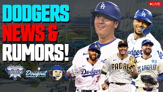 Dodgers Playoff Roster Predictions Padres Favored to Beat LA in NLDS Huge Doug McKain Update [upl. by Afirahs]