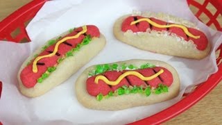 How to Make Hot Dog Cookies [upl. by Nolham]