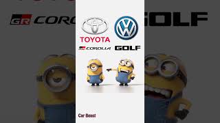 Toyota GR Corolla Vs Volkswagen Golf R car asmr tiktok money toyota fyp status funny auto [upl. by Dyane]