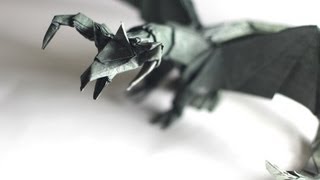 Origami Darkness Dragon Tadashi Mori [upl. by Aniala1]