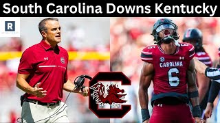 REACTION South Carolina Football vs Kentucky  South Carolina Defense Is LEGIT [upl. by Nairret]