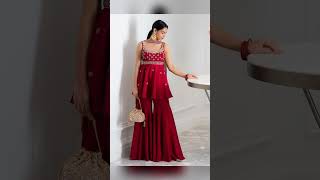 Stylish Sharara Gharara Dresses 😍🔥shortvideo [upl. by Jed796]