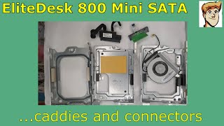 EliteDesk SATA Drive Caddies and Connectors [upl. by Staw140]