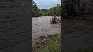 Tuckaseegee River during Helene [upl. by Osithe]