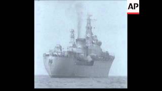 SYND 11469 SOVIET WARSHIP BUILD UP IN THE MEDITERRANEAN CONTINUES [upl. by Christoforo]