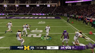 Donovan Edwards 47 yard touchdown  NCAA 25 [upl. by Oliver]