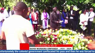 David Wainaina Kinyajui Funeral service [upl. by Farrison762]