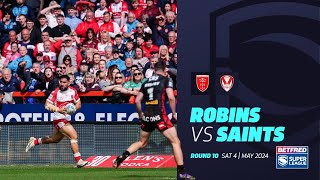 Highlights  Hull KR v St Helens  2024 Betfred Super League Round 10 [upl. by Dnaltroc883]