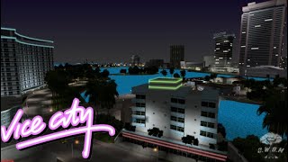 10 Hours of GTA Vice City Vibes Sundown to Nightfall with Lofi Music Over the Sleepy City [upl. by Nyrmak]