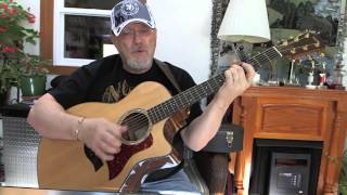 1138  Wichita Lineman  Glen Campbell cover with chords and lyrics [upl. by Drucy]