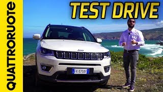 Jeep Compass Limited 2017 prova su strada  Quattroruote [upl. by Akihdar]