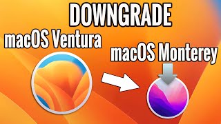 Hacer DOWNGRADE De MacOS Ventura a MacOS Monterey ✅ Fácilmente amp Paso a Paso [upl. by Olney]