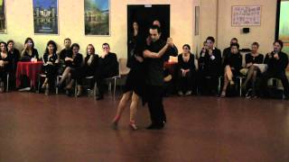 Geraldin Rojas y Ezequiel Paludi Indio manso Tango [upl. by Leahcimaj]