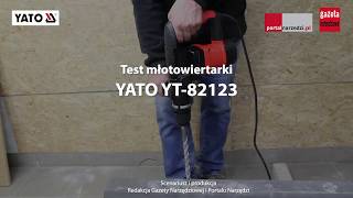 Test młotowiertarki YATO YT82123 [upl. by Hebrew]