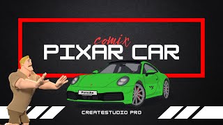 CreateStudio Pro  Pixar Comix Car [upl. by Neelram249]