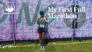 The Vlog Where I Run A Full Marathon [upl. by Yddur]