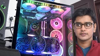 Building My EPIC 4K GamingEditing PC 2080 Ti  9900K  Vertical GPU  Full ARGB [upl. by Rivy]