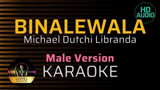 BINALEWALA  KARAOKE  Male Key [upl. by Hiamerej]