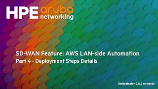 SDWAN Feature Orchestrator AWS Transit Gateway automation config and deployment steps in detail [upl. by Trilby]