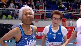 World Record Masters W85 200m Indoor at Torun 2019 [upl. by Isma219]