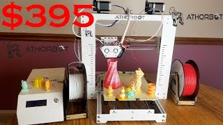 Athorbot Buddy Couple Dual Extrusion 3D Printer Unboxing and Review [upl. by Eiuqnom]