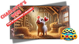 Charlottes Web Story Summary  Heartwarming Tale of Friendship and Courage [upl. by Hubert]