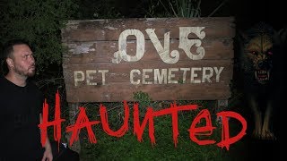 I Went To A REAL Haunted Pet Cemetery And Spent The Night  OmarGoshTV [upl. by Airalednac500]