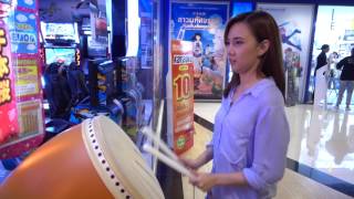 MiAsVLOG Taiko no Tatsujin  Taiko Game  Arcade  Game Center  Fun Day Play Day [upl. by Arayk]